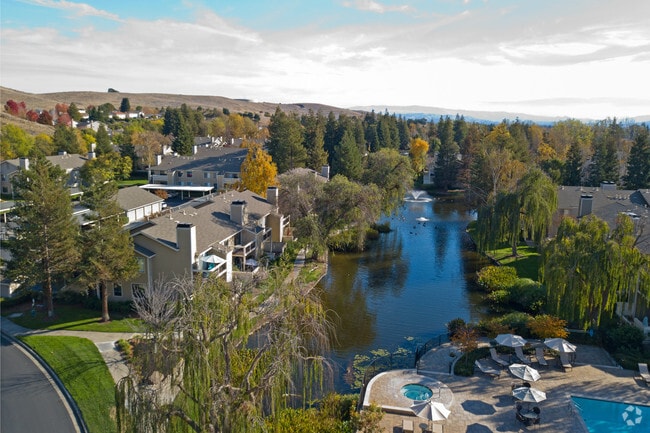 Aerial Lake View - Amador Lakes Apartments