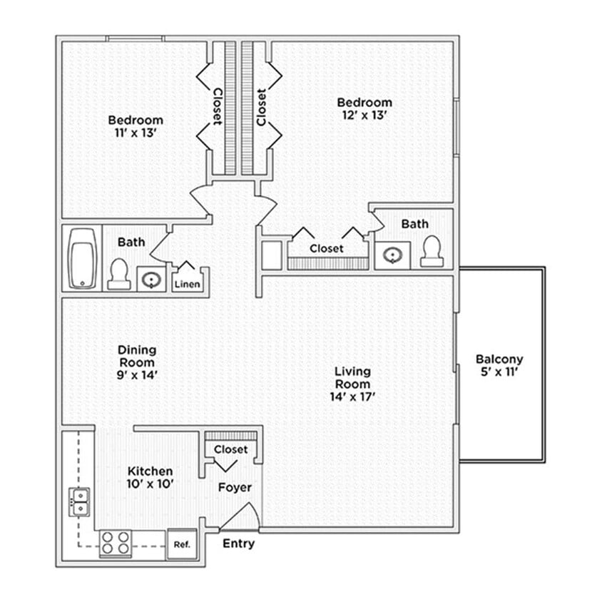 Floor Plan - The Mulberry