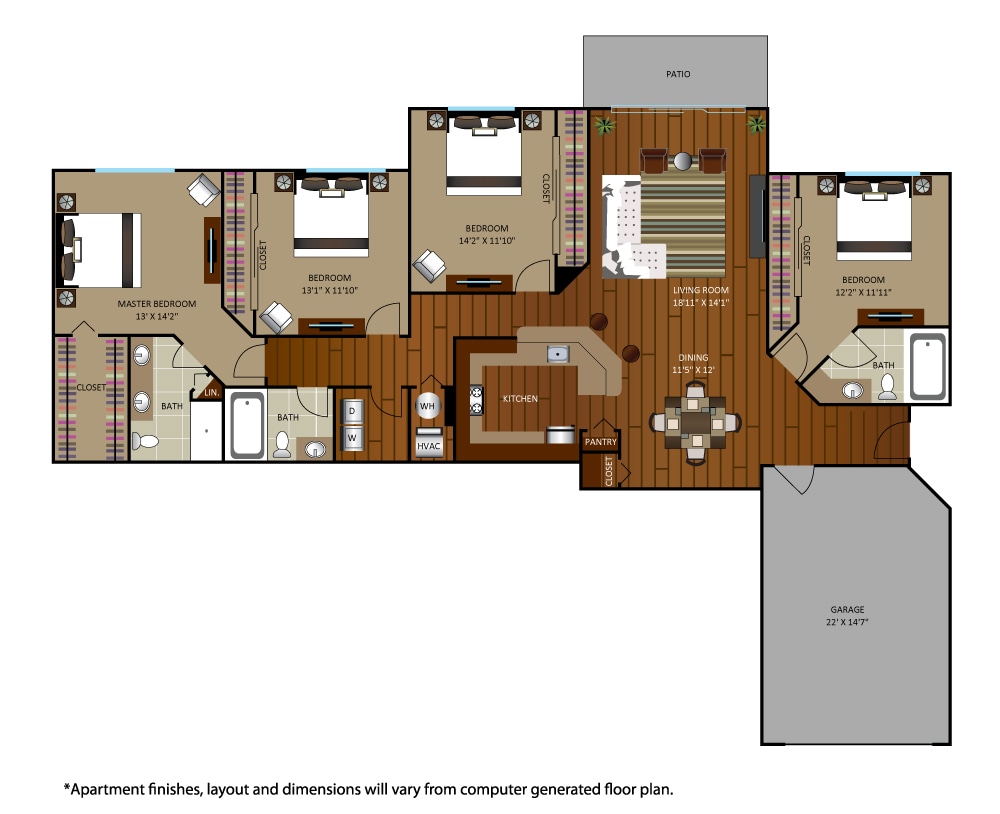 Floor Plan - D1R Antiqua