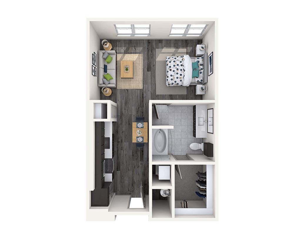 Floor Plan - Studio E1C