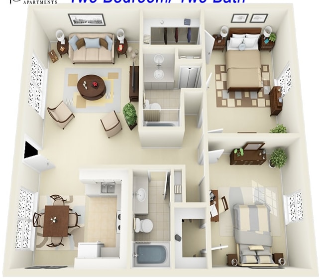 2BR/2BA - Lagniappe U