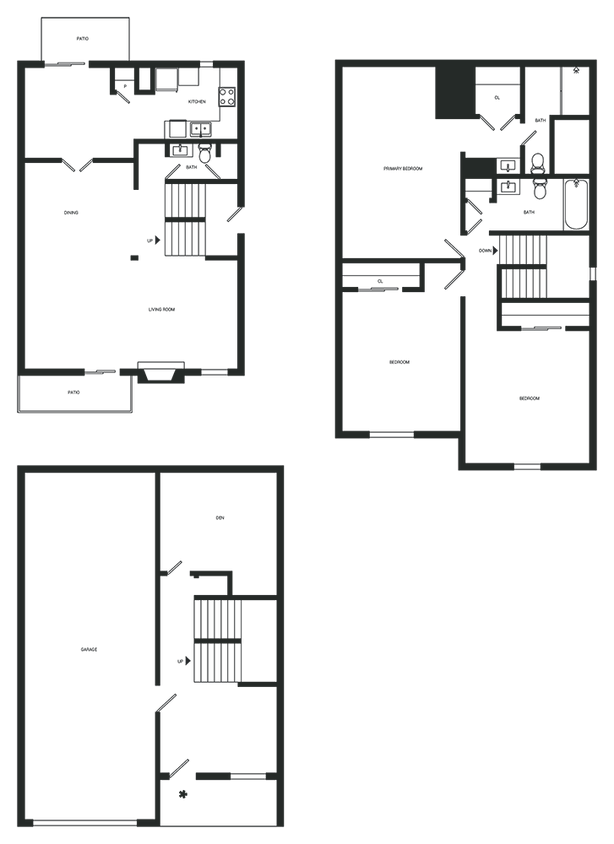 Floor Plan - Willow Townhome
