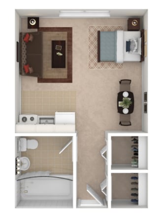 Floor Plan - Studio