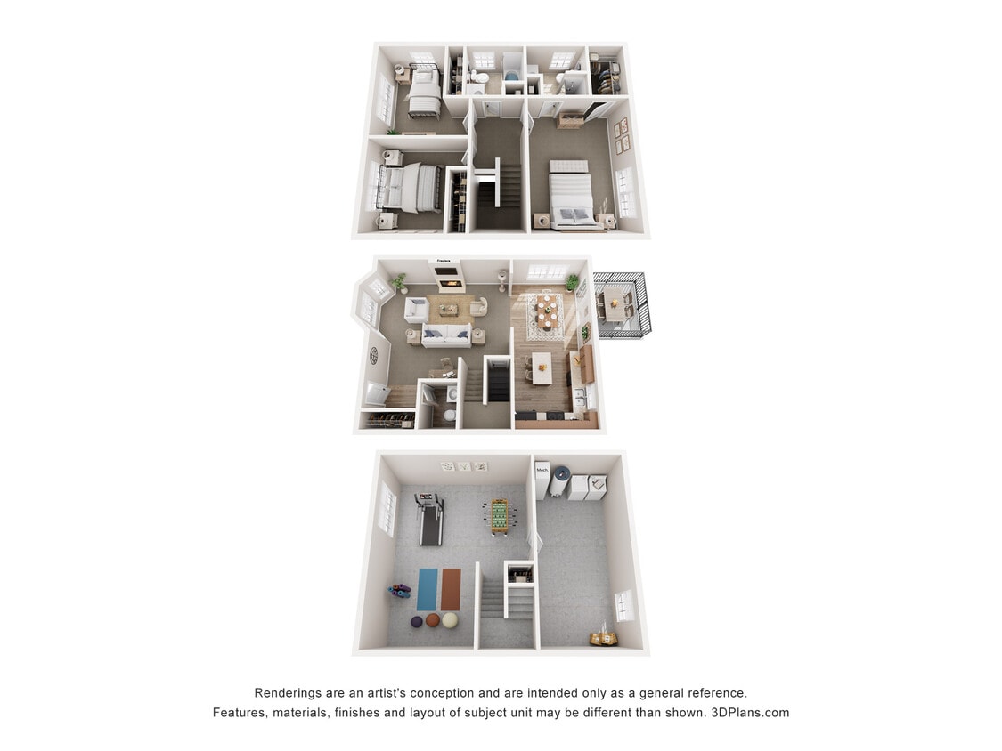 Floor Plan - Thornberry Townhome