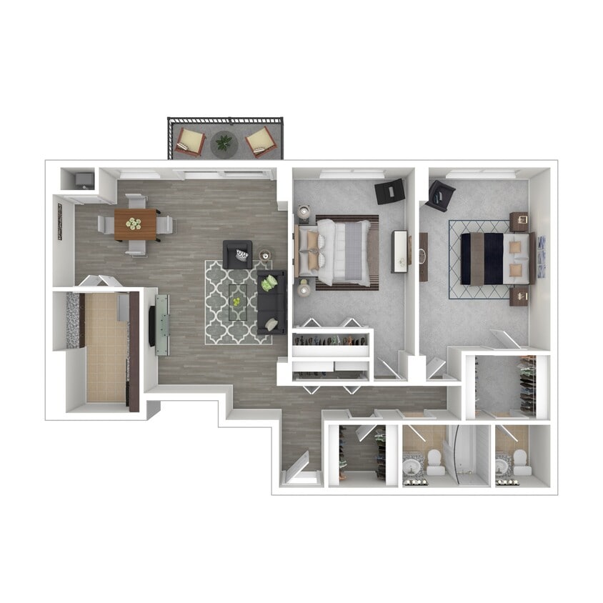 Floor Plan - 2 BEDROOM B