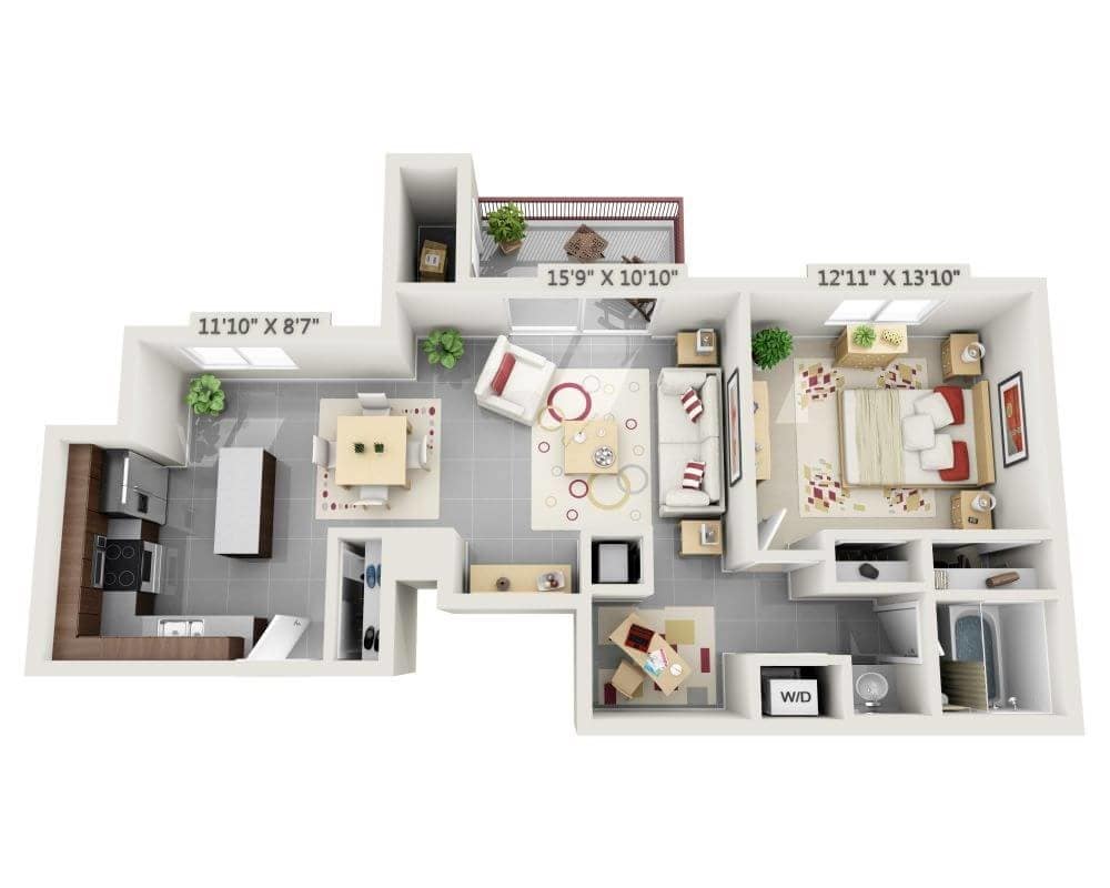 Floor Plan - Bently (A1F)