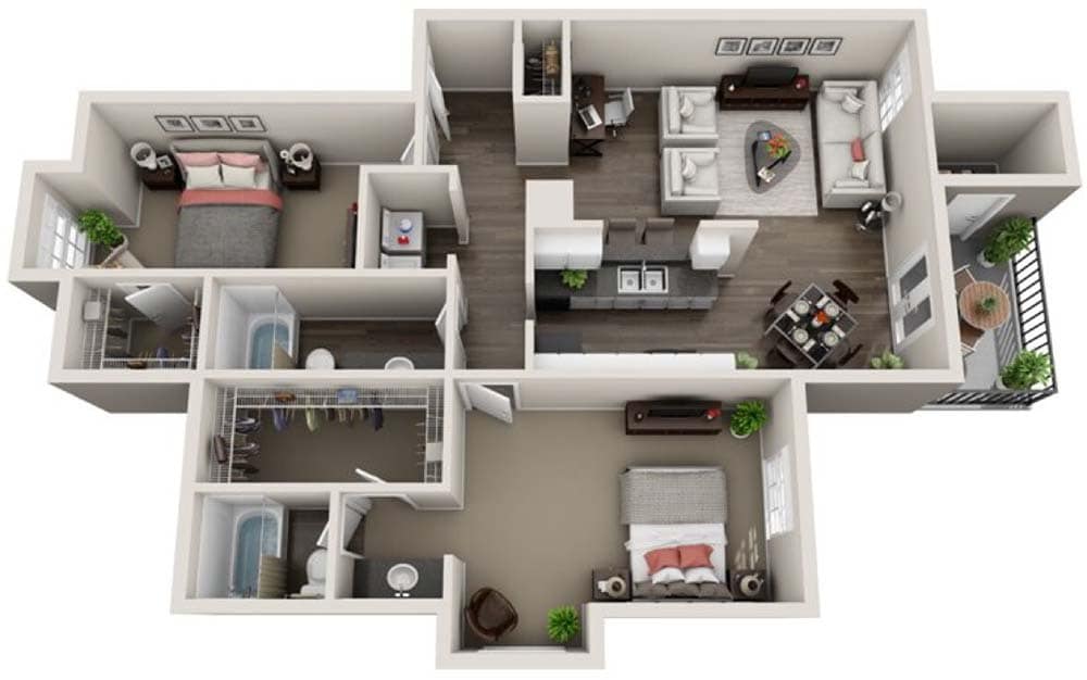 Floor Plan - The Elizabeth - Renovated