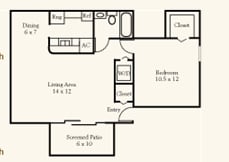 1BR/1BA - The Spring