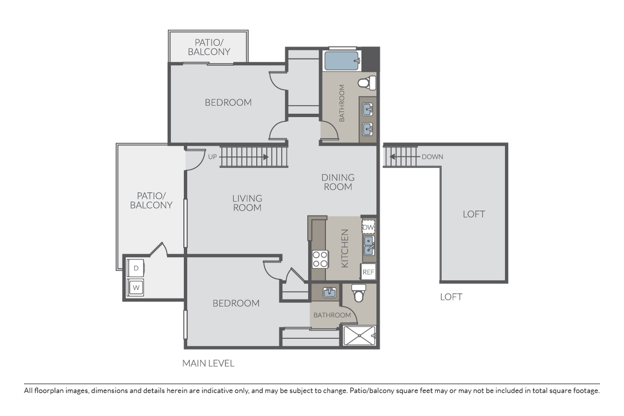 2 Bed 2 Bath (CL) - 2 Bed 2 Bath (CL)