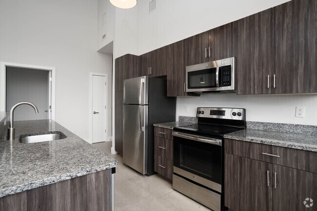 2BR, 2.5BA - 1,198SF - Kitchen - Capewell Lofts