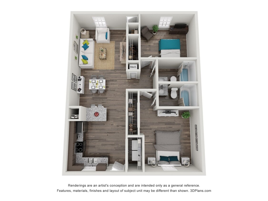Floor Plan - 2 Bedroom