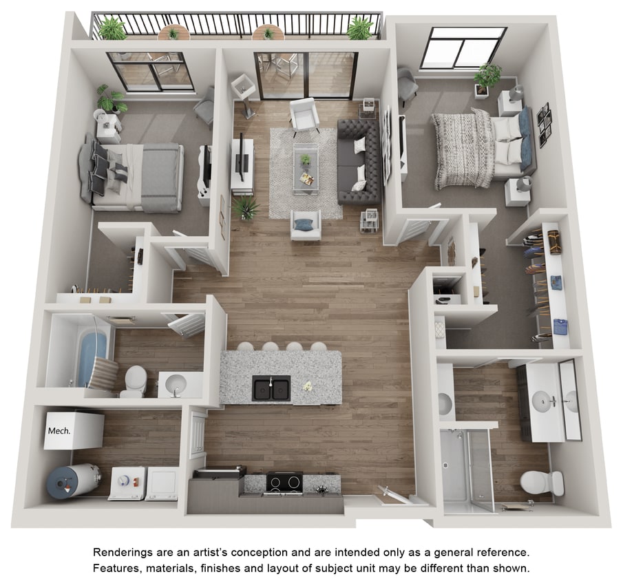 Floor Plan - The D.B. Cooper