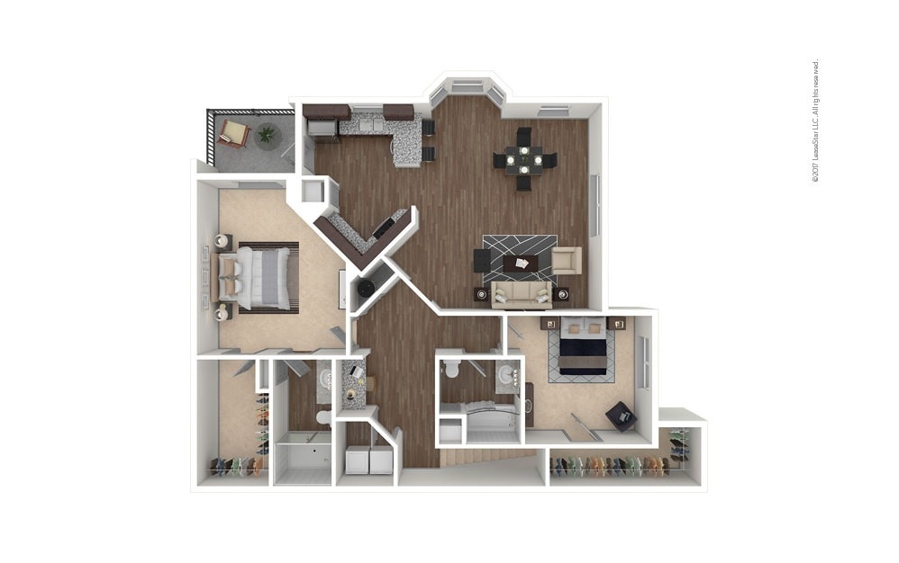 Floor Plan - B3A - Sugar Creek