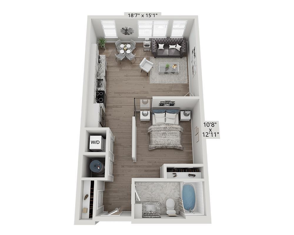 Floor Plan - Studio E1C