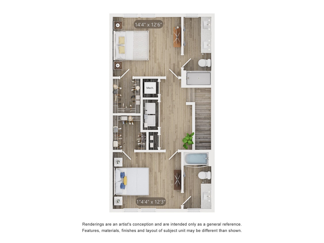 Floor Plan - Townhome E