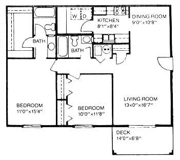 2BR/2BA - Graybrook 2 BR