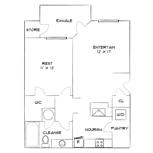 Floor Plan - Design 1A