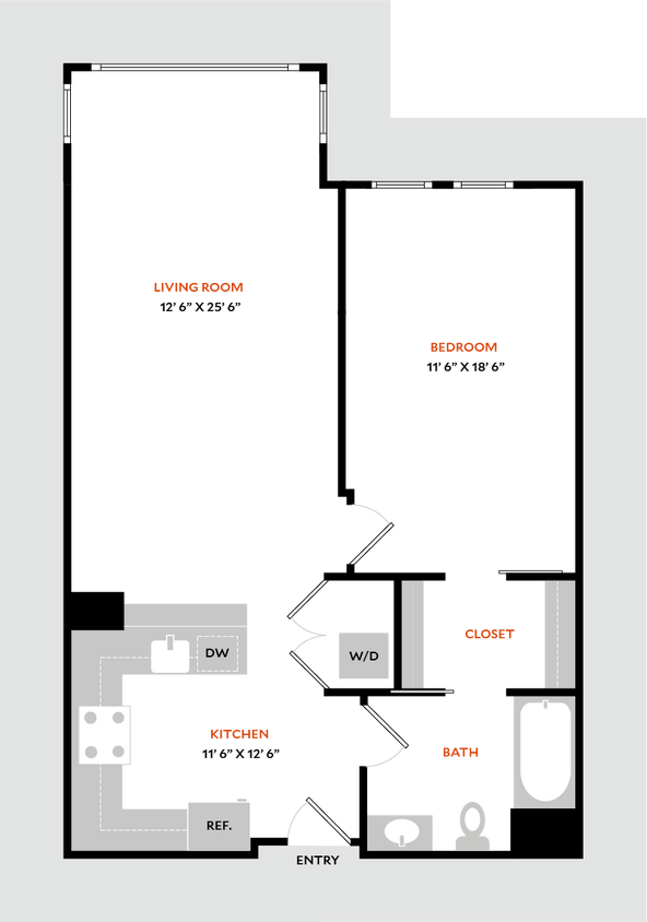 Floor Plan - Plan 1T