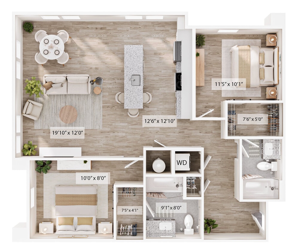 Floor Plan - The Porter