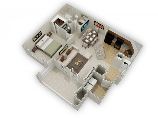 Oakwood - A2 The Meadowview - 1 Bedroom, 1 Bathroom