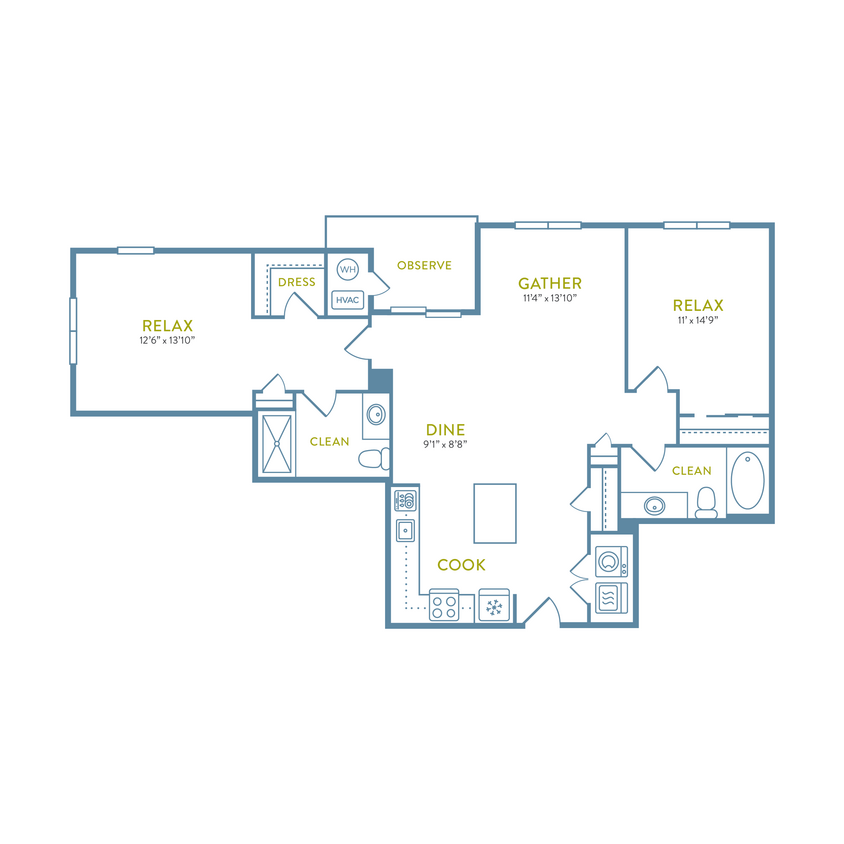 Floor Plan - THE CURTIS