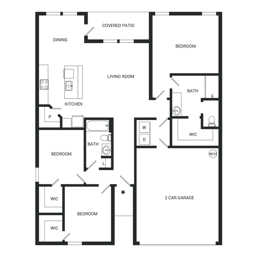 Floor Plan - Bellevue