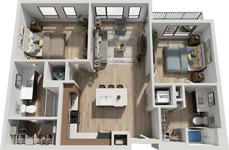 B2-Floor-Plan-Signature-Music-Row-Apartments-Nashville-TN - B2