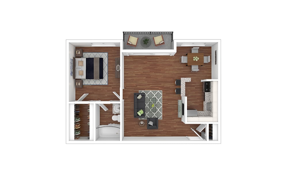 Floor Plan - Columbia - Renovated