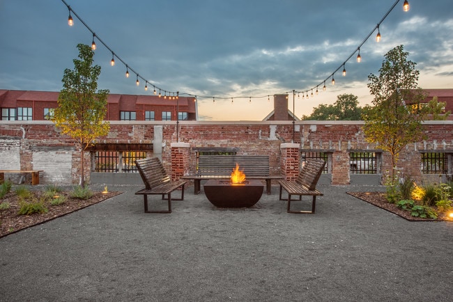 Cozy up to the Fire - Echelon Apartments at Innovation Campus