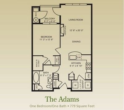 Floor Plan - The Adams