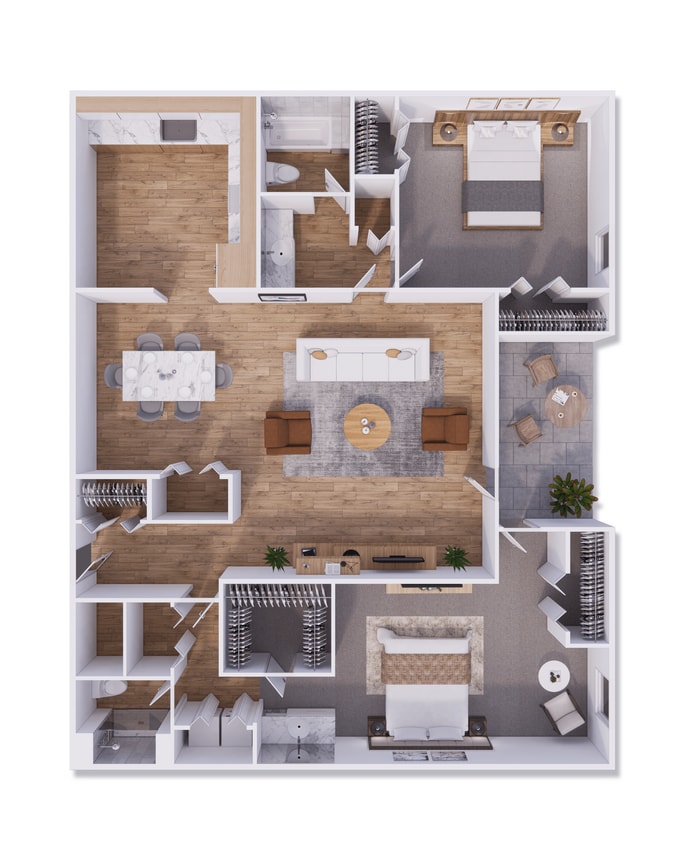 Floor Plan - South B2