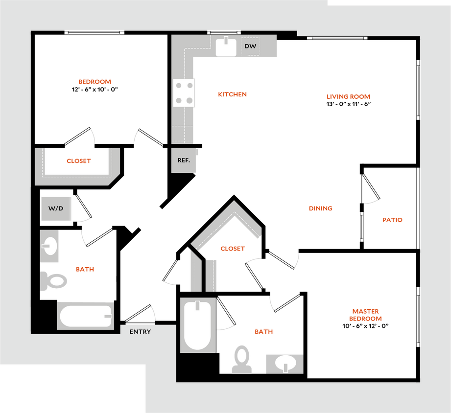 Floor Plan - Plan 2F