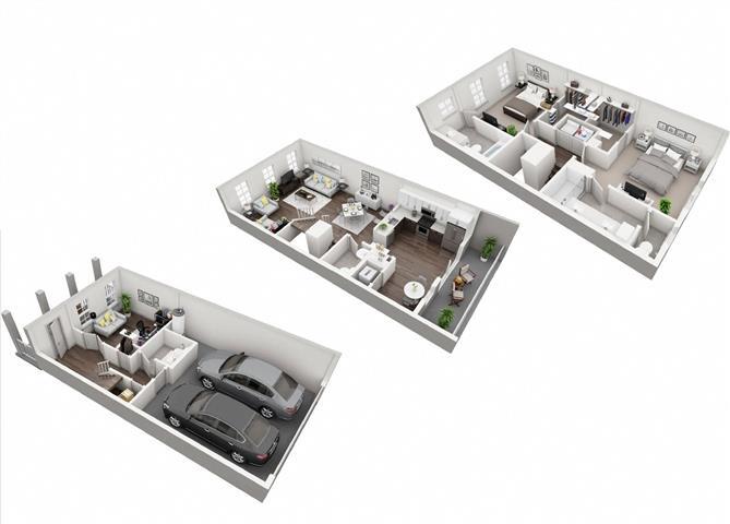 Floor Plan - Pool Townhome