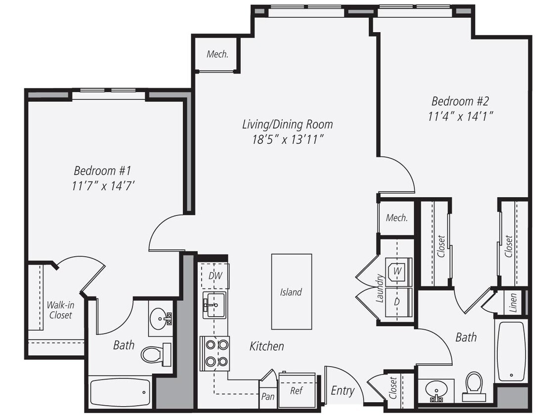 Floor Plan - B1-1024