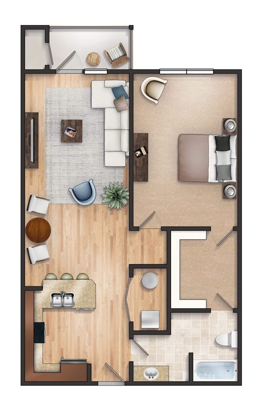 Floor Plan - The Ansley