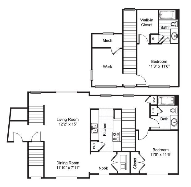 calhoun.jpeg - B4 CALHOUN - 2 Bedroom, 2 Bathroom