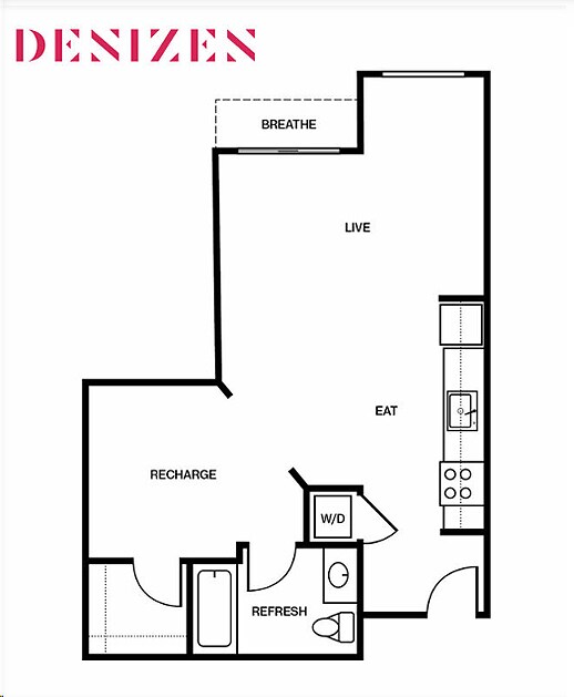 1B.1 664 SQFT - 1B.1