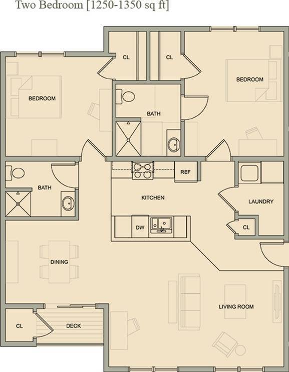 2 Bedroom Deluxe Unit - 2 Bedroom Deluxe