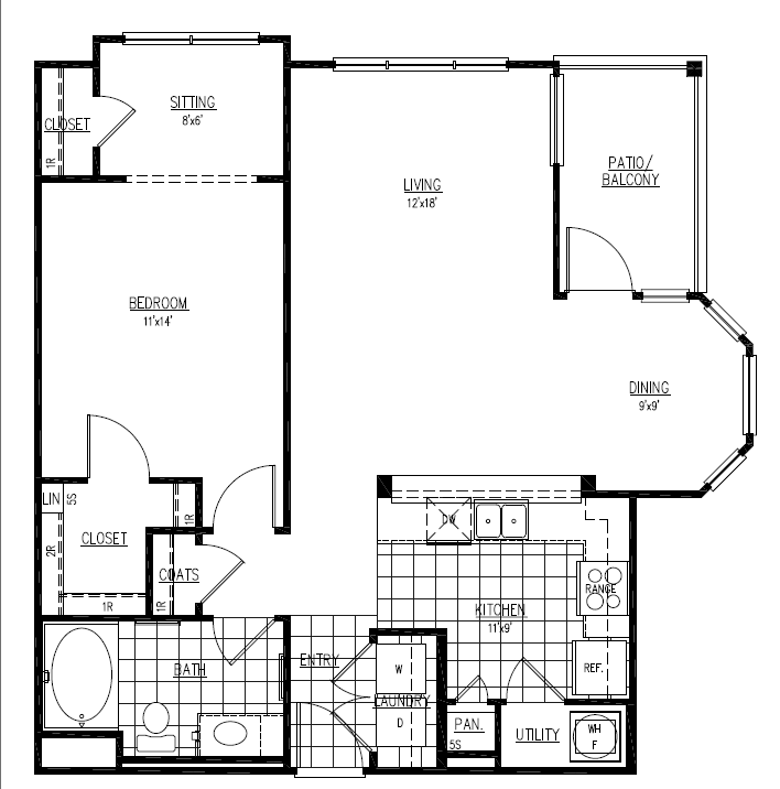 Floor Plan - The Bridgeton