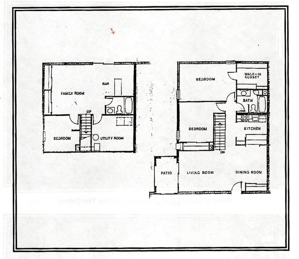 Floor Plan - Deluxe Three Bedroom Apartment, Two Bath, Livin...