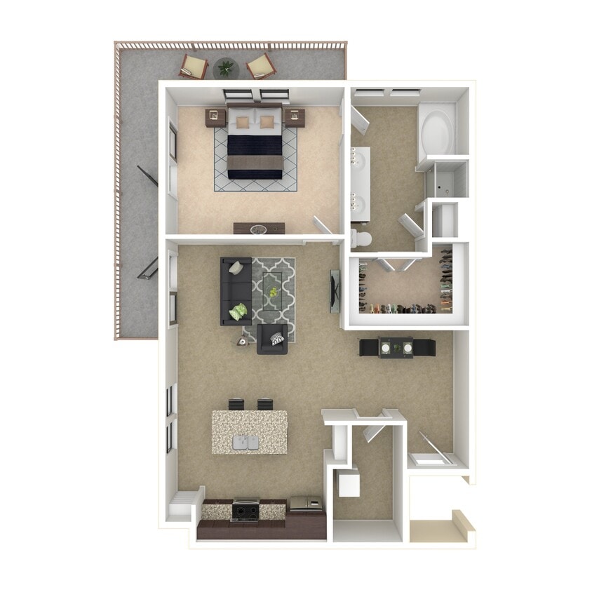 Floor Plan - 1E