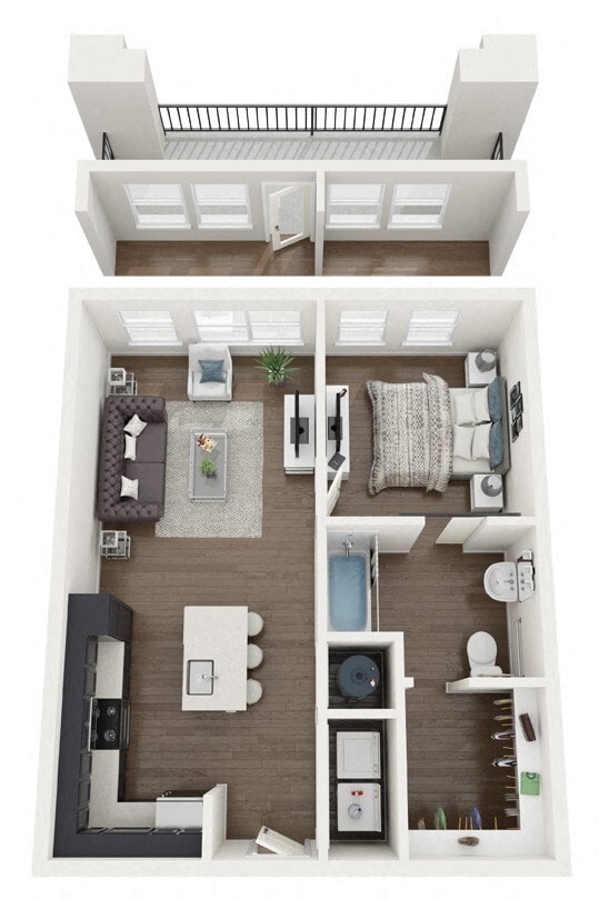 Floor Plan - 1A-A