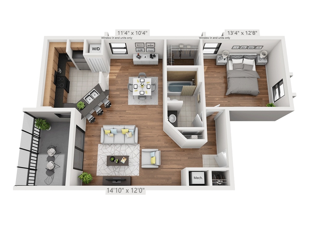 Floor Plan - Plan A1B
