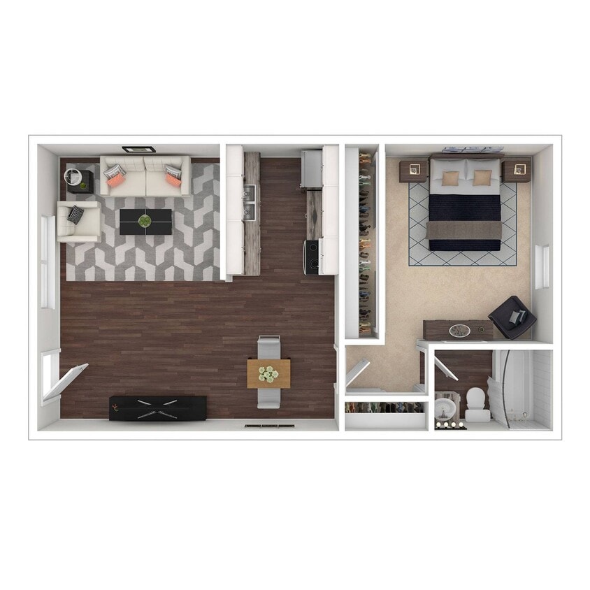 Floor Plan - 1X1 A