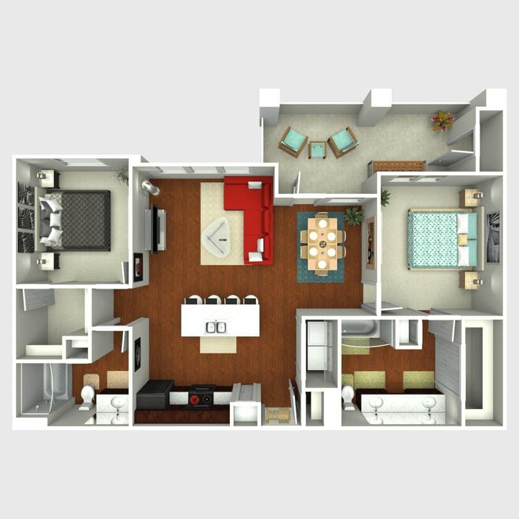 B3 1116Sqft - B3