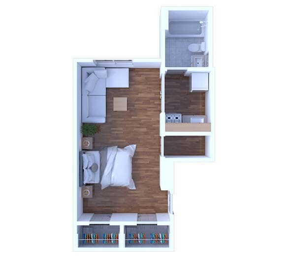 Floor Plan - Studio Floor Plan S37 676 3B