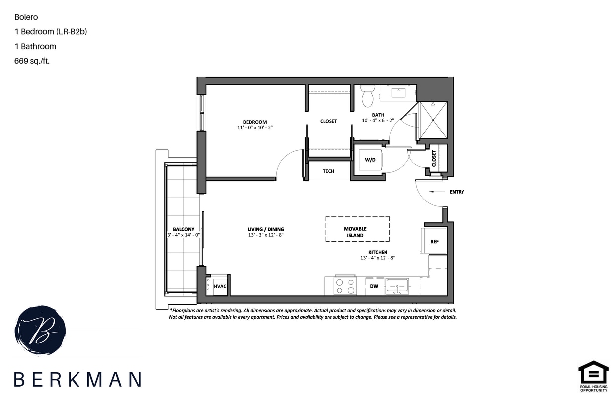 Floor Plan - Bolero + Balcony