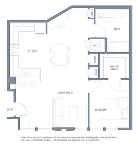 Floor Plan - 826 1B1B