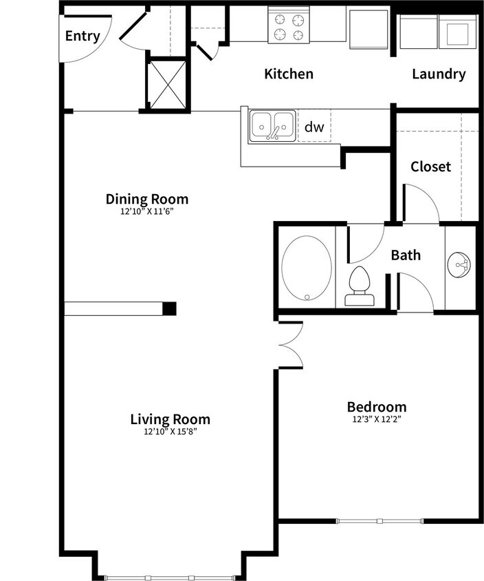 Floor Plan - A3 Renovated