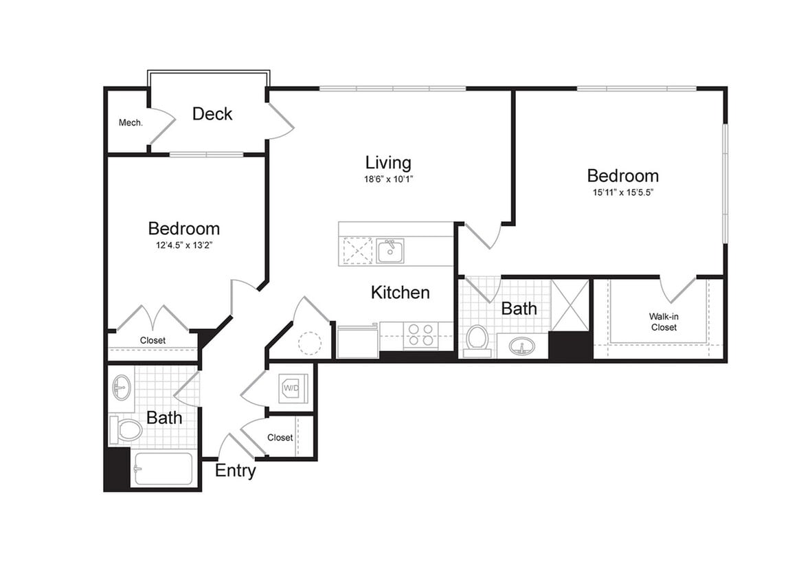 2-Bedroom 2-Bathroom | 1,133 sqft - 2-Bedroom 2-Bathroom | 1,133 sqft